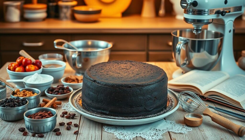 Black Cake Baking Techniques