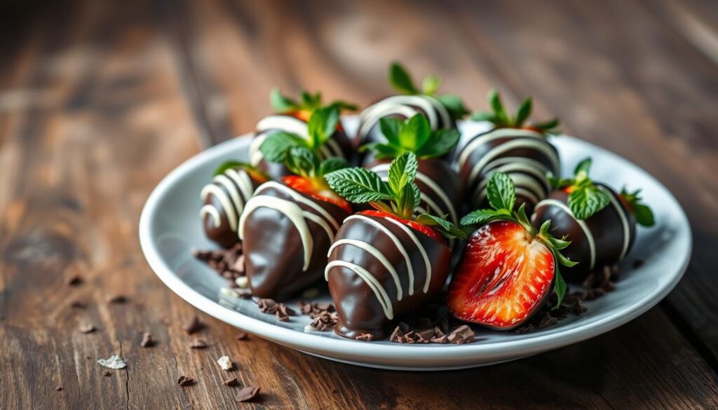 Chocolate Covered Strawberries Presentation