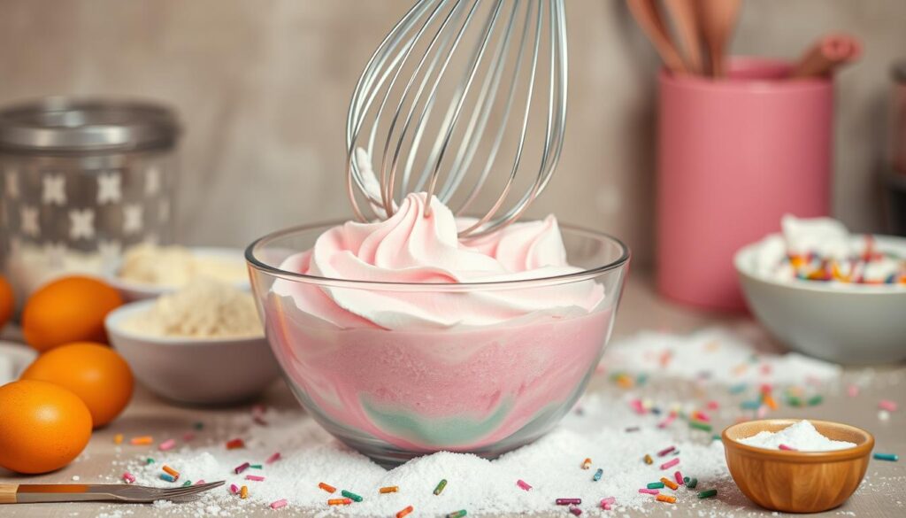 Cotton Candy Buttercream Preparation