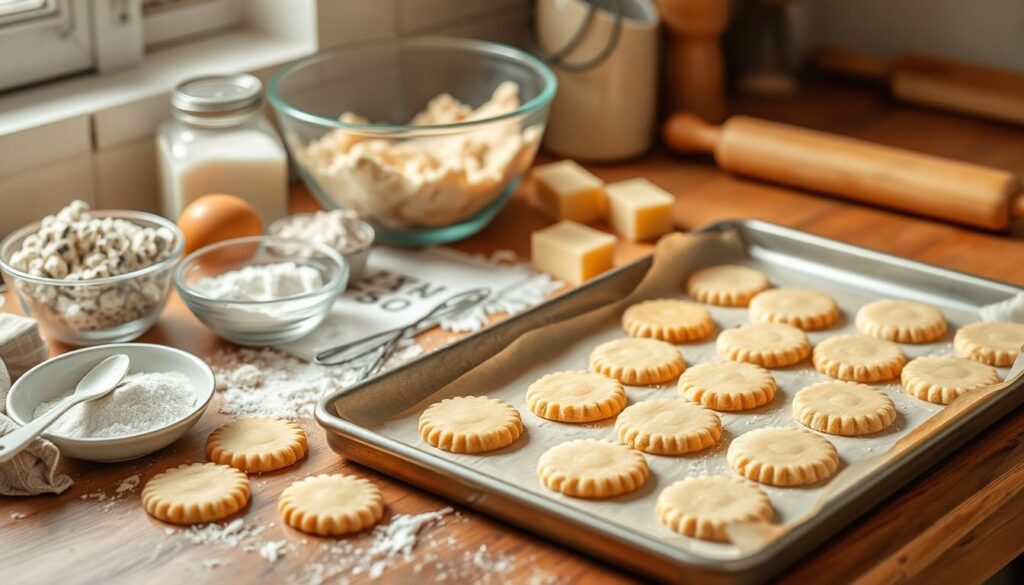 Homemade Wafer Cookies Preparation