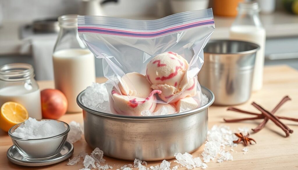 Ice Cream in a Bag Technique