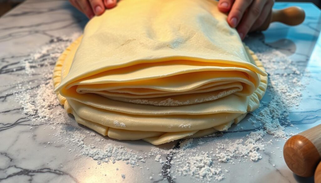 Puff Pastry Lamination Technique